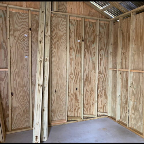Mr. Juan Bautista devoted many hours to build two spaces for our donation center